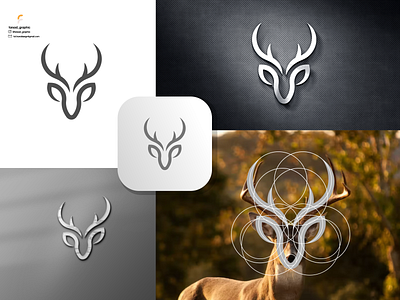 Deer Logo branding corporate branding design illustration logo logodesign typography vector