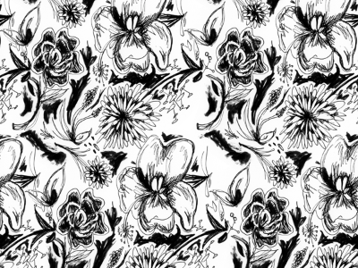 Flower Wallpaper editorial freelance illustration