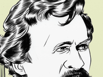 Twain editorial freelance illustration