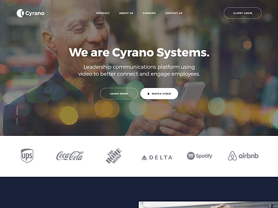 Cyrano design logo resonsive design ui ux web website