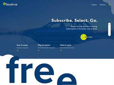 Flexdrive design resonsive design typography ui ux web website