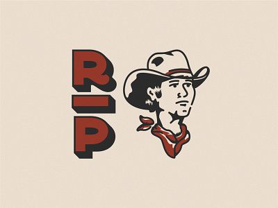 RP Cowboy branding design graphic graphicdesign icon illustration lettering lettering artist logo minimal