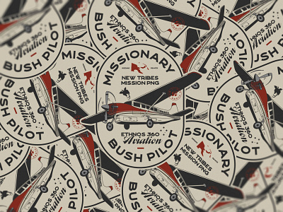 Missionary Bush Pilot Stickers