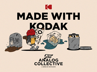 Concept Art - Kodak Characters branding design graphic graphicdesign icon illustration lettering lettering artist logo minimal