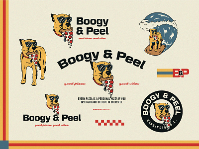 Boogy & Peel branding design graphic graphicdesign illustration logo minimal ui ux vector