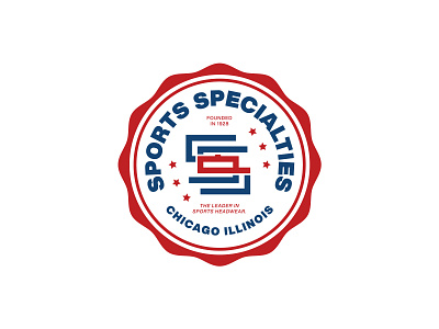 Sports Specialties Badge branding design graphic graphicdesign illustration logo minimal ui ux vector