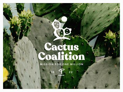 Cactus Coalition: Mission For One Million branding design graphic graphicdesign illustration logo minimal ui ux vector