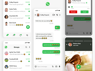 Whatsapp redesign concept