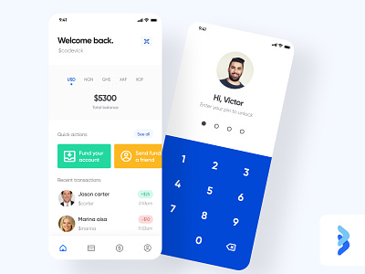 Bitsika Redesign app design financial app fintech fintech app minimal money app ui user experience user interface ux