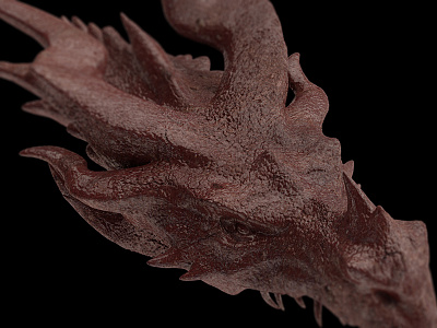 I believe in Dragons! c4d dragon modeling texure