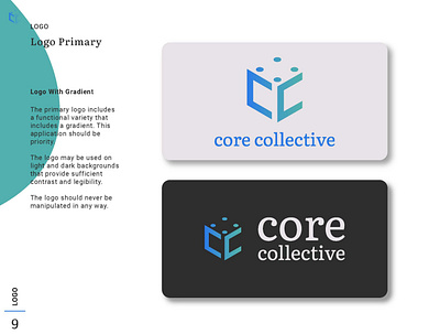 Core Collective Brand Guide branding design logo