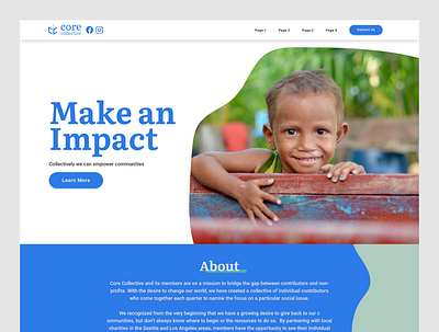 Core Collective Website branding design ui ux web website