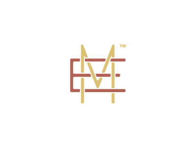EM apparel burgandy clothing e em exploration gold logo m monogram