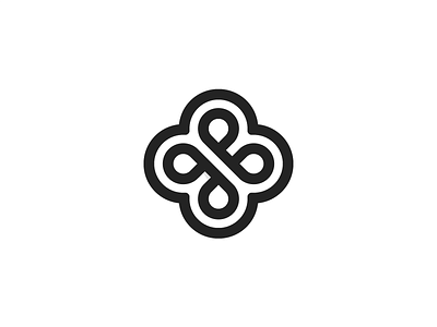 Luck abstract branding design form identity illustration logo mark overlay system