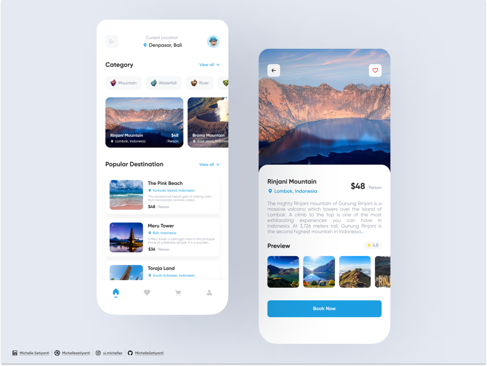 Travel Design App By Michellesetiyanti On Dribbble