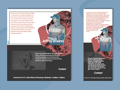 About Page Photoshop Mockup - This Is Jeffrey Braund