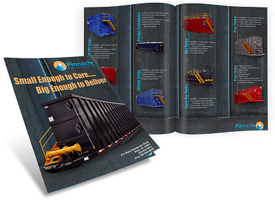 Pinnacle Manufacturing Brochure Design brochure graphic design layout photography print