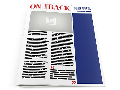 Progress Rail On Track Newsletter Template and Brand