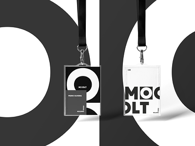 MOOLT Badge badge black and white branding circle logo logotype square