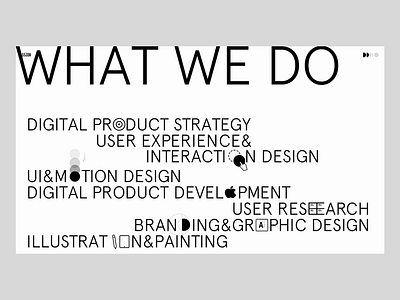 553DR. WHAT WE DO 553dr branding digital design editorial graphic design illustration keynote research ui