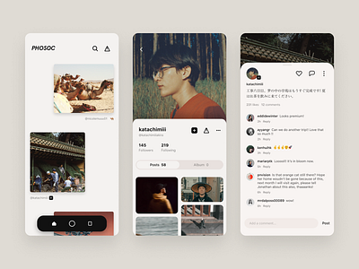 Photographic Social APP 553 553dr app app design digital design mobile photographic social ui ux