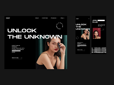 XWAY-Lab Cosmetic Web Design 553 553dr art direction black cosmetic ui ui design ux web web design xway xway lab