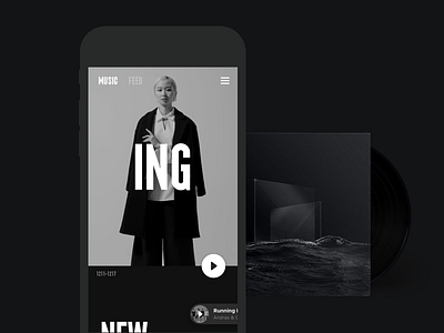 ING board - The new homepage of See Music fashion homepage ing music player see music