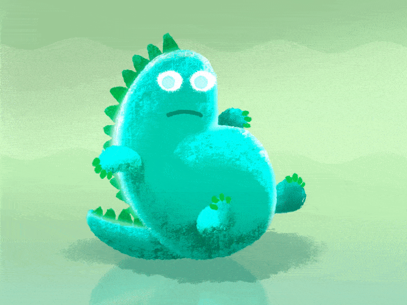 MAMA (Thing A Day May 5) adobe animation 2d animation after effects animation design baby character character design dinosaur illustration mama motion motiongraphics procreate