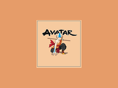 Avatar Aang illustration pixelart