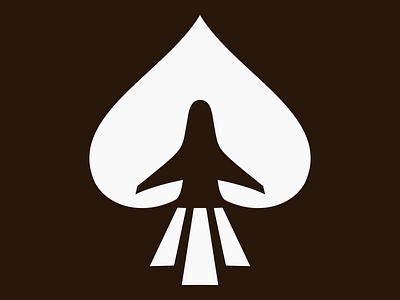 Aerospace + Spade design illustration inkscape logo