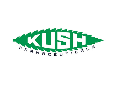 Kush Logo Concept branding cannabis graphic design kush logo marijuana