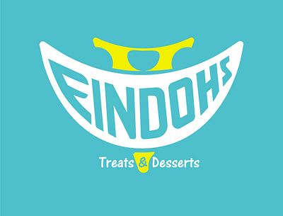 Findohs Typography Design branding corporate design dessert ice cream logo typography