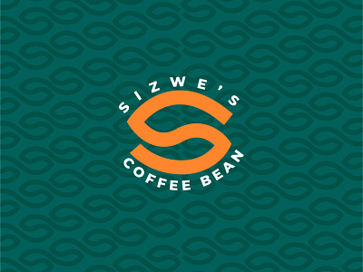 Letter S Coffee Bean Logo branding coffee graphic design hot beverage logo packaging pattern