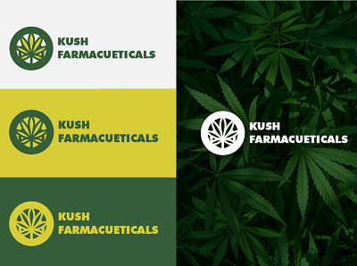 Kush Farmacy Concept branding cannabis graphic design kush logo logo medical marijuana