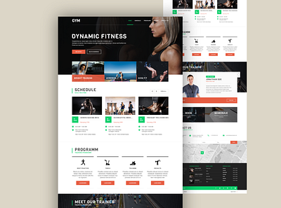 Fitness Design design ui ui design ux ux ui ux design web web design website website concept