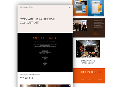 Richard Kahotea Portfolio design graphic design portfolio site ui ui design ux ui ux design web web design website website design