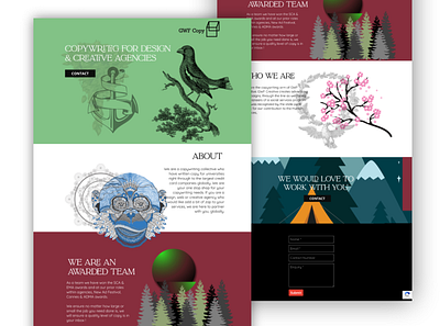GWF Creative Link In Description design graphic design illustration ui ui design ux ui ux design web web design website
