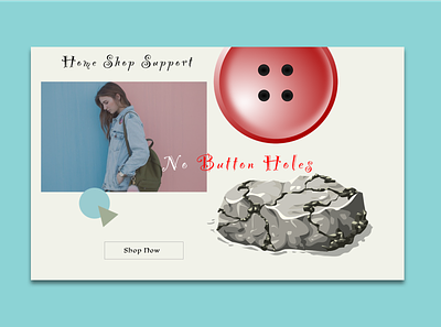 No Button Holes Shop Concept design graphic design illustrations ui ui design ux ui ux design web web design website website concept website design