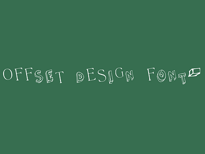 Offset Font