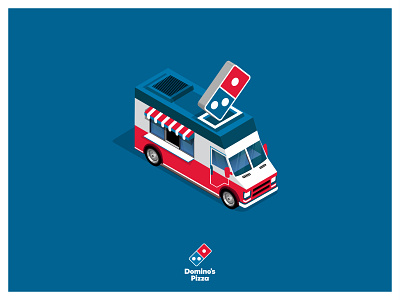Domino's food truck