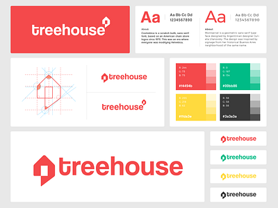 Treehouse | Brand Guidelines brand brand identity branding branding design design dribble shot logo logo design logodesign logotype typogaphy ui