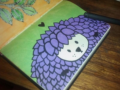 Purple Hedgehog