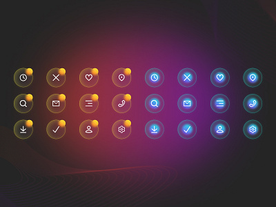 Glass Icons / Free