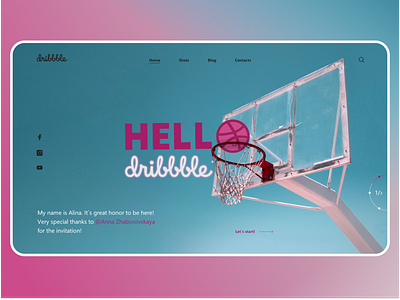 Hello, Dribbble!