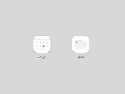 Widget and Meet Icons for Yocale