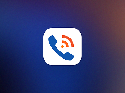 Shatel Talk iOS Icon Step 3 concept flat grid icon ios phone shatel sound voice wifi