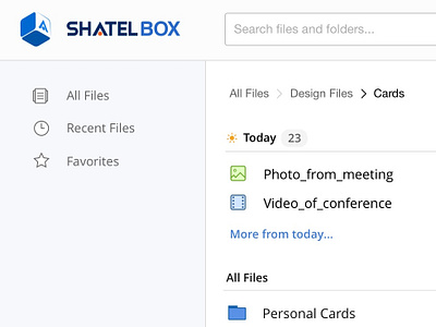 ShatelBox File Manager