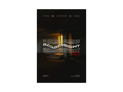OUT OF BASEMENT - DAILY POSTER DESIGN #06 design graphic graphic design poster poster art poster design print print design printing