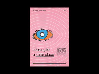 SAFER PLACE - DAILY POSTER DESIGN #09 design graphic graphic design poster poster art poster design print print design printing
