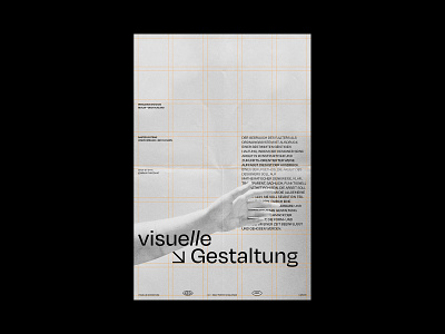 VISUELLE GESTALTUNG - DAILY POSTER DESIGN #13 design graphic graphic design poster poster art poster design print print design printing
